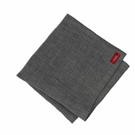 grey linen handkerchief