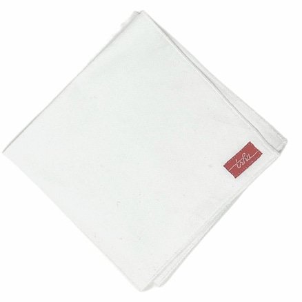 white cotton handkerchief